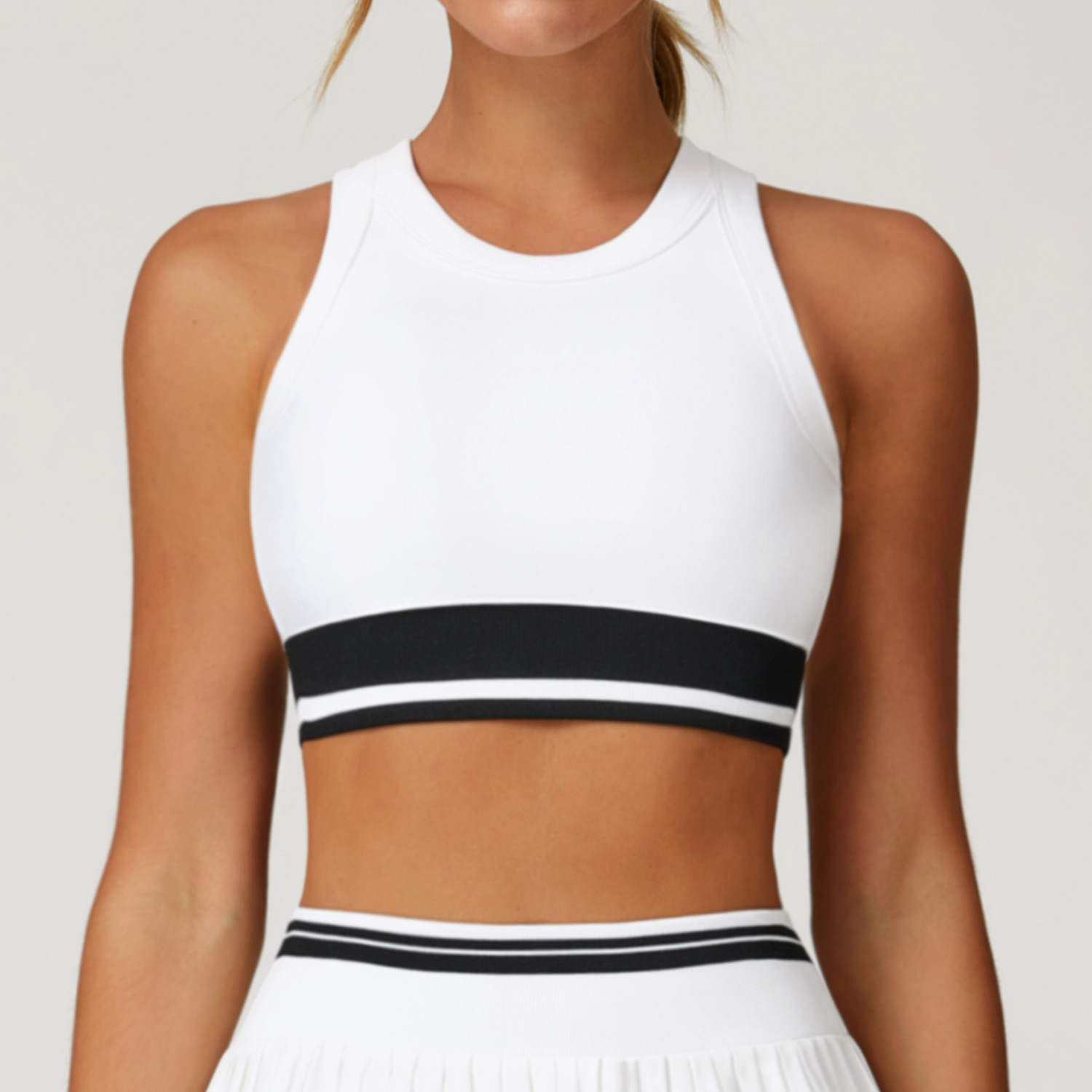 Push Up Bra Padded - Seamless Sports Vest Push-up Sport Bra