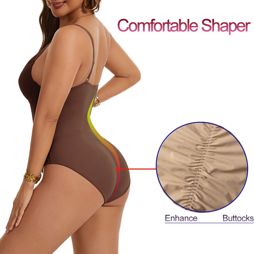 Women Seamless Compression Bod - Shapewear Bodysuit Firm recension och pris