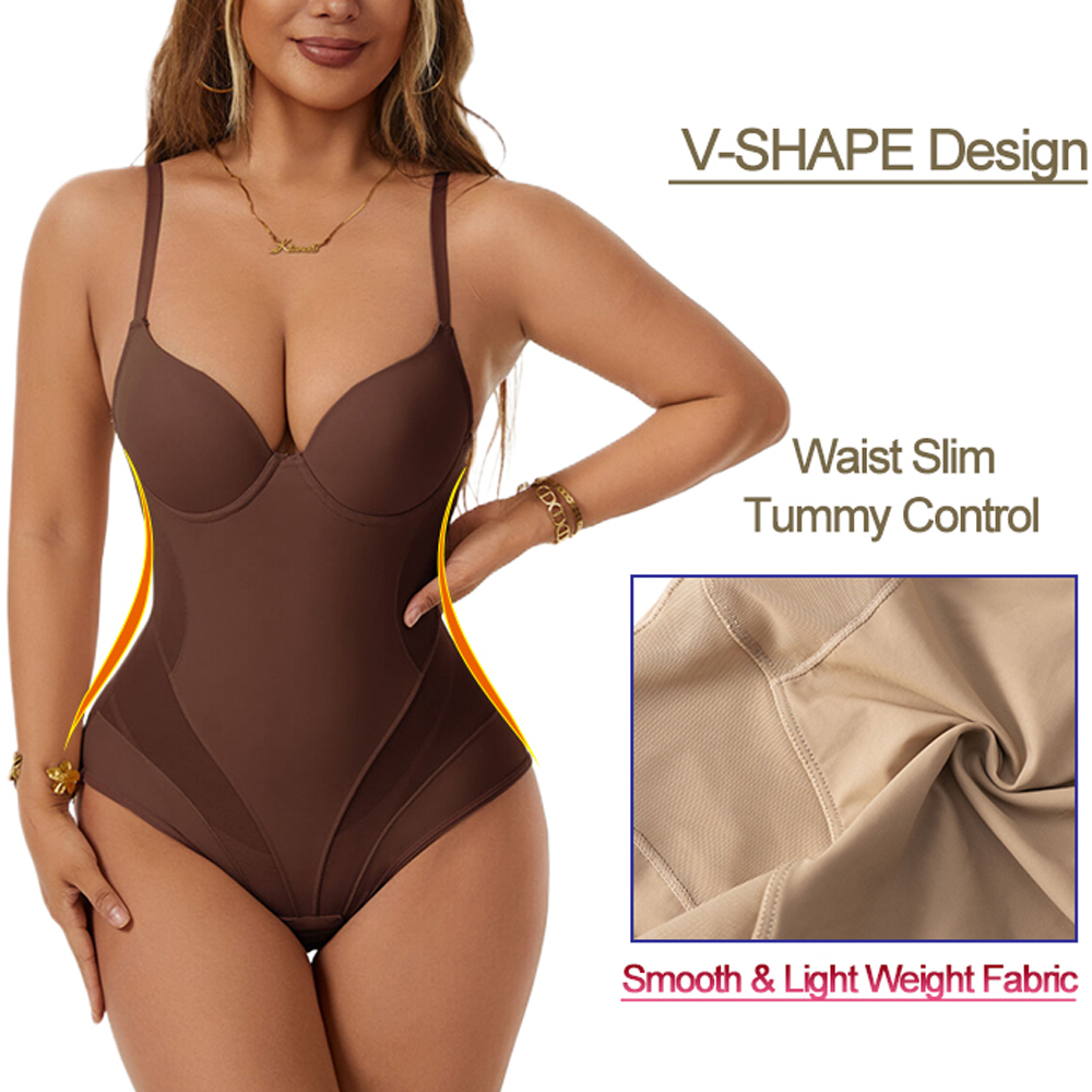 Women Seamless Compression Bod - Shapewear Bodysuit Firm recension och pris