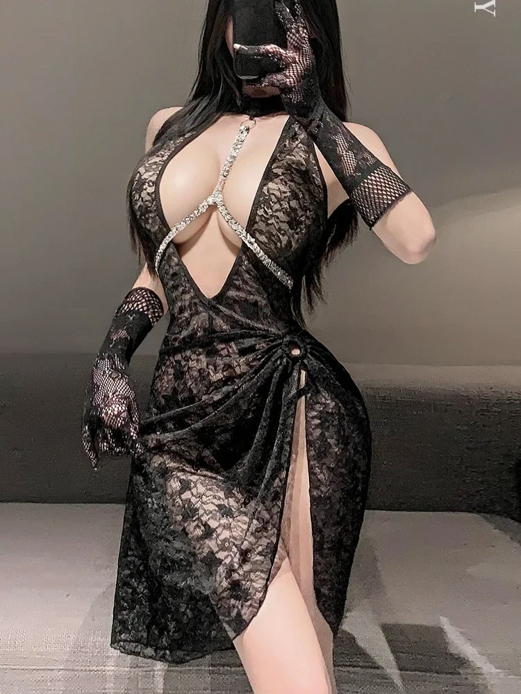Erotic Full Lace Lingerie Dres - Babydoll Chemise Night recension och pris