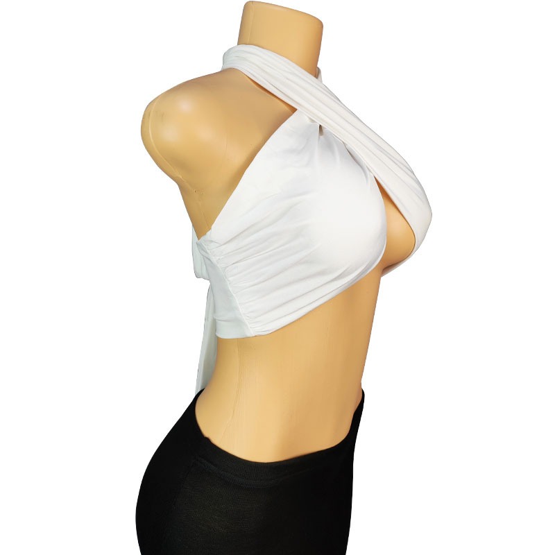Spring New Women's T-shirt Wom - Strapless Bra Backless recension och pris