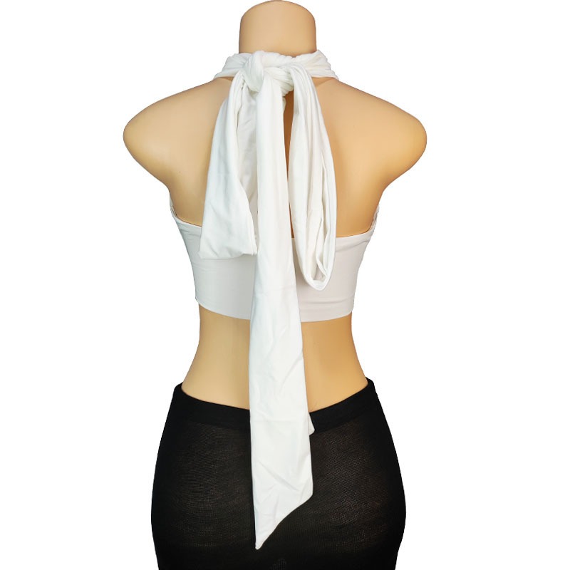 Spring New Women's T-shirt Wom - Strapless Bra Backless recension och pris