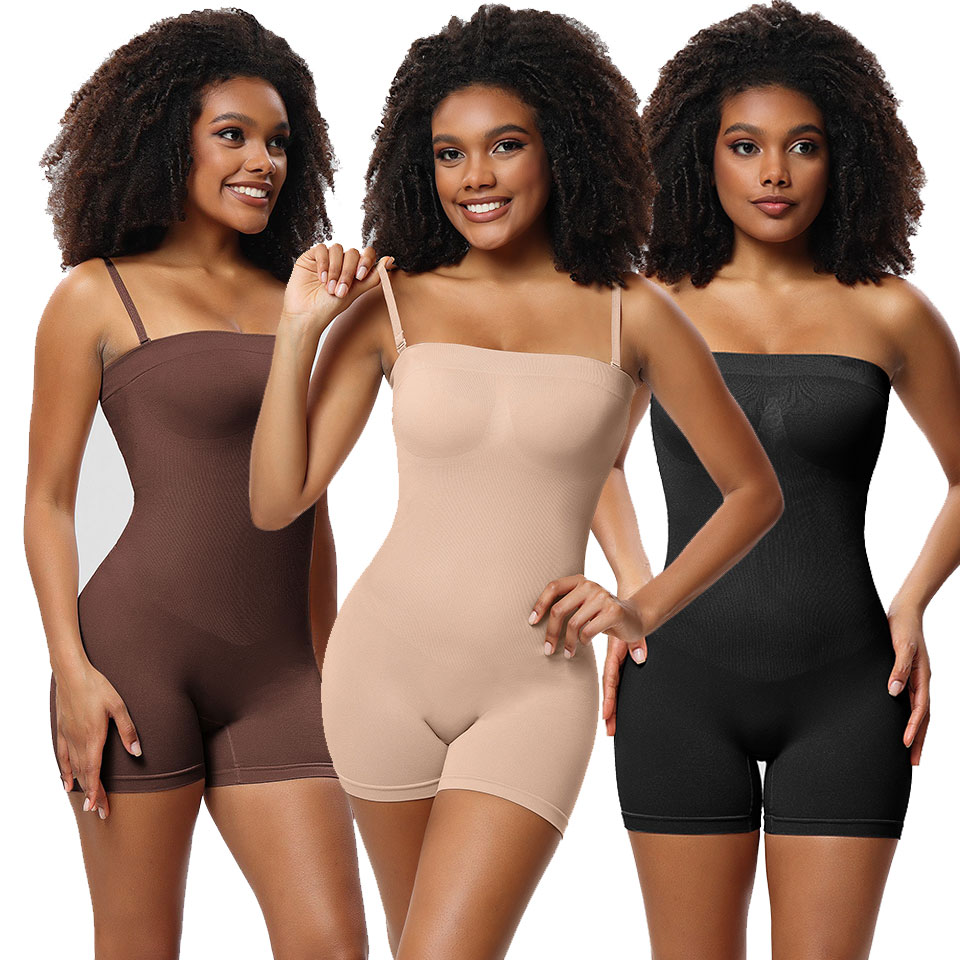 Strapless Shapewear Bodysuit B - Shapewear Bodysuit Firm recension och pris