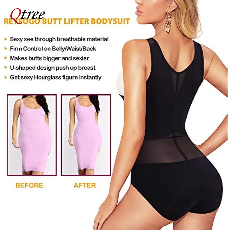 Qtree Fajas Reductoras Women B - Shapewear Bodysuit Firm recension och pris