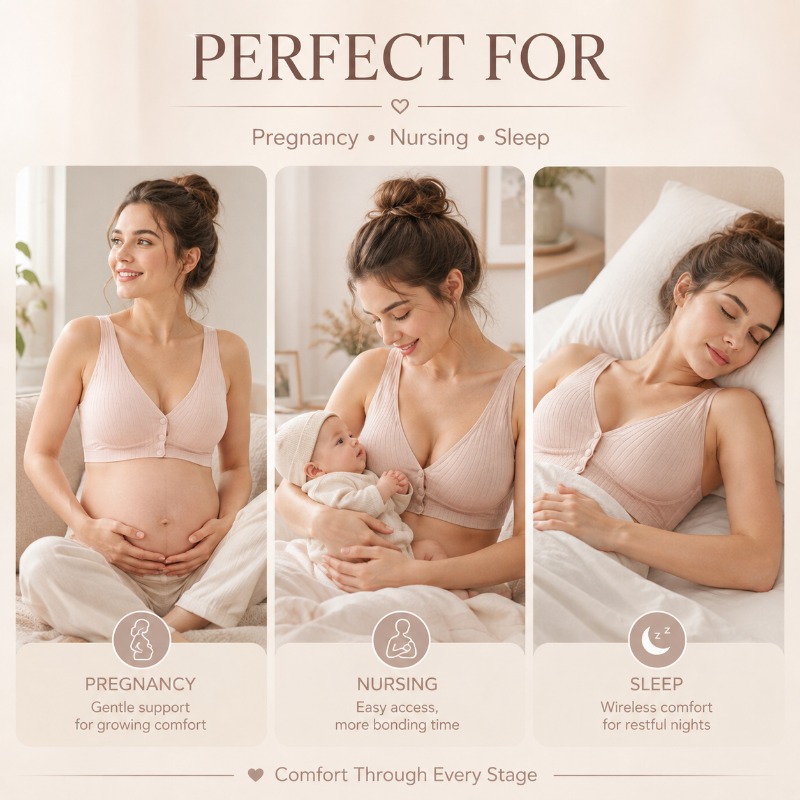 Women's Nursing Bra Maternity  - Nursing Bra Sleep recension och pris