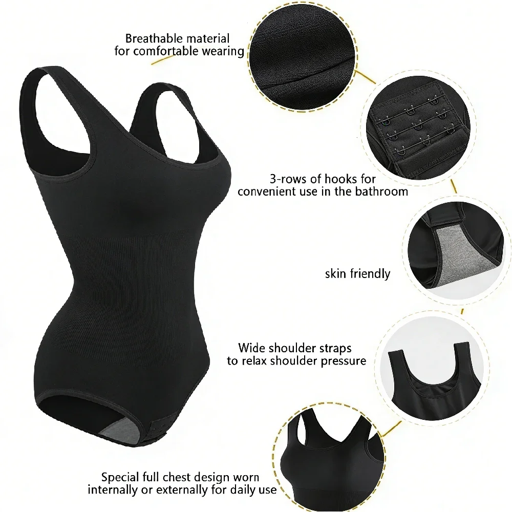 1Pcs Women Firm Sculpting Body - Shapewear Bodysuit Firm recension och pris
